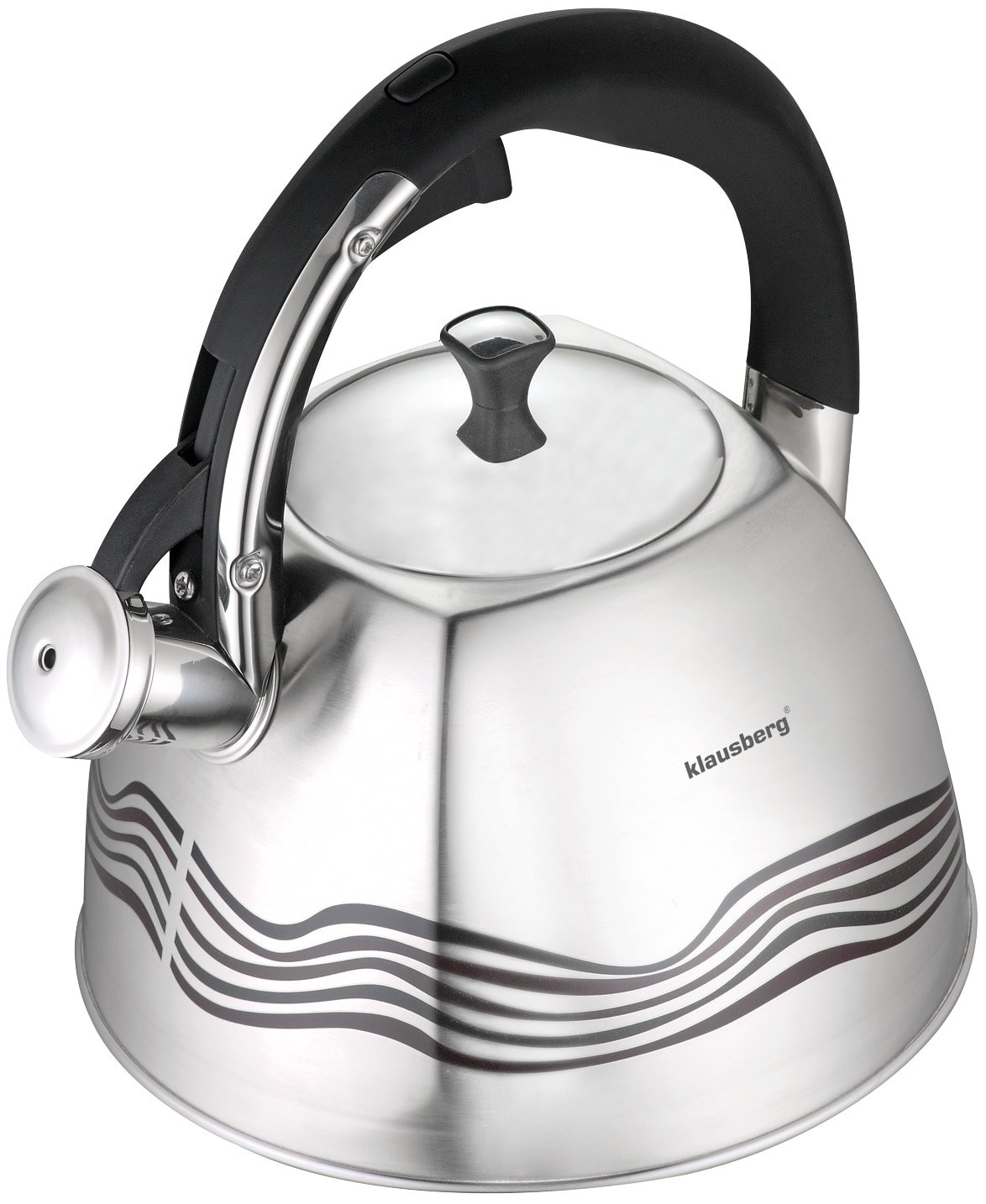 Klausberg Traditional kettle 3l inox - Elegance and functionality in your kitchen