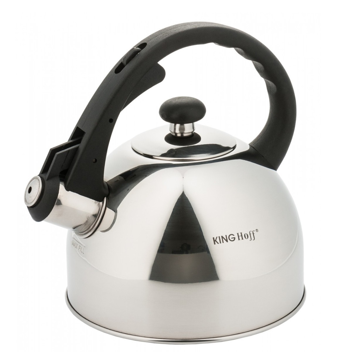 Kinghoff Traditional Kettle 2l Silver - perfect for any kitchen