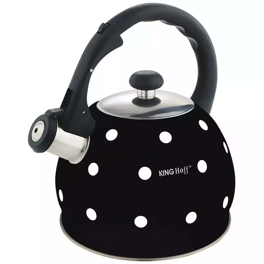 Kinghoff Traditional Kettle 2l with Dots - perfect for any kitchen