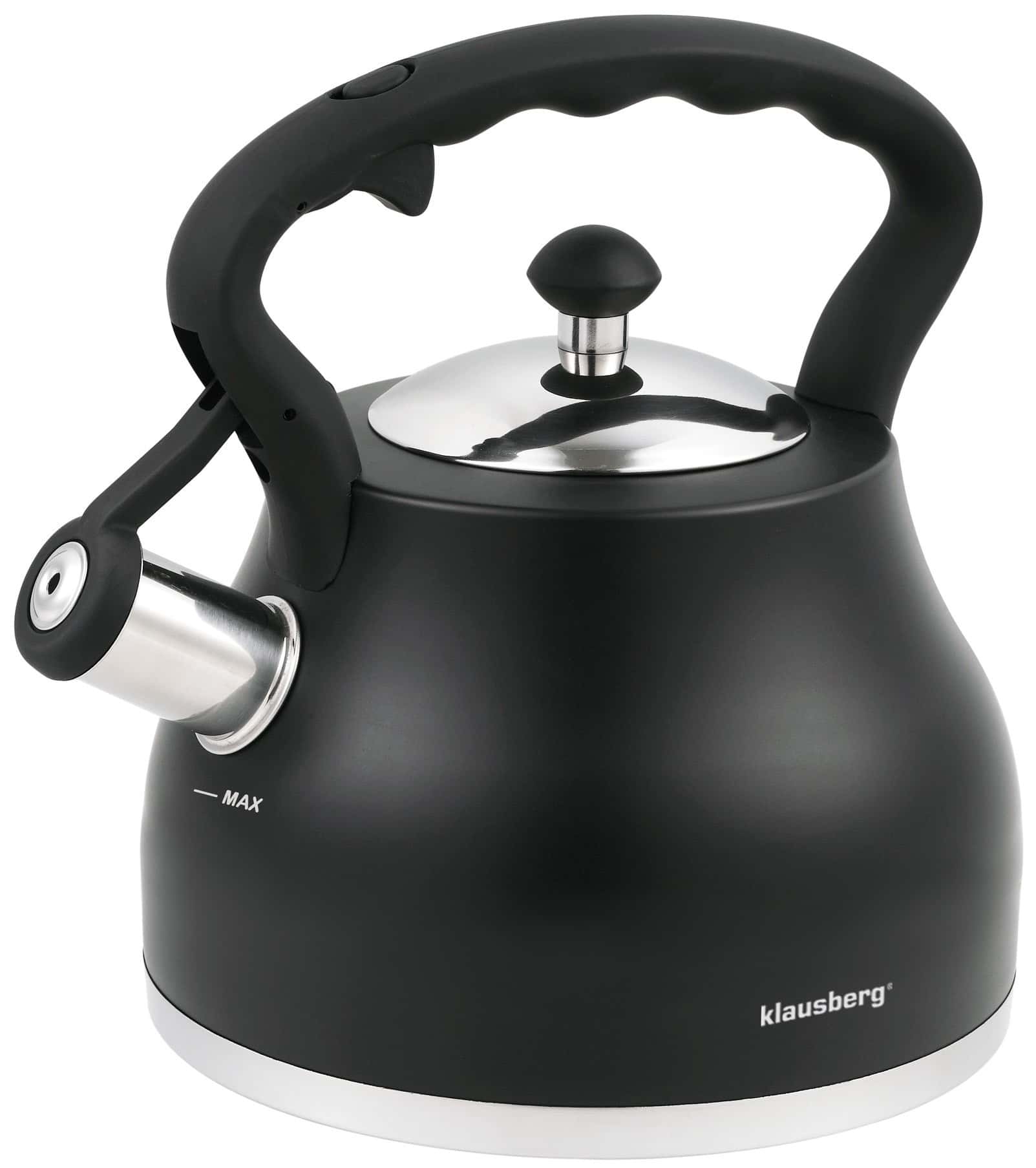Klausberg Traditional kettle 2.7l black - perfect for any kitchen