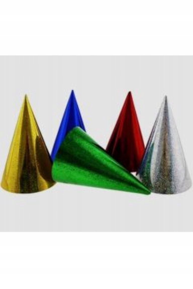 Godan Holographic Paper Hats 3 pcs - perfect for any party!
