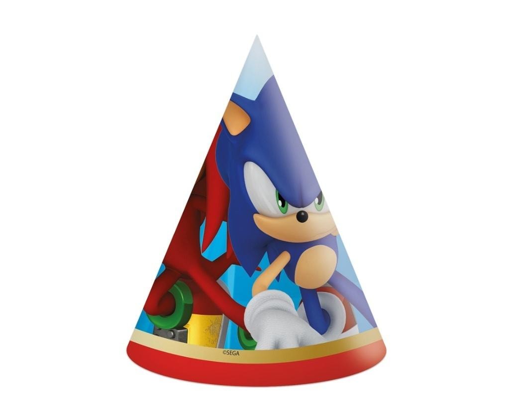 Sonic Paper Hats - perfect for a birthday party
