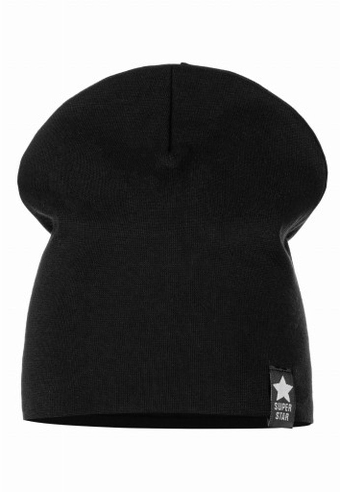 Kids Beanie Hat black - perfect for cold days