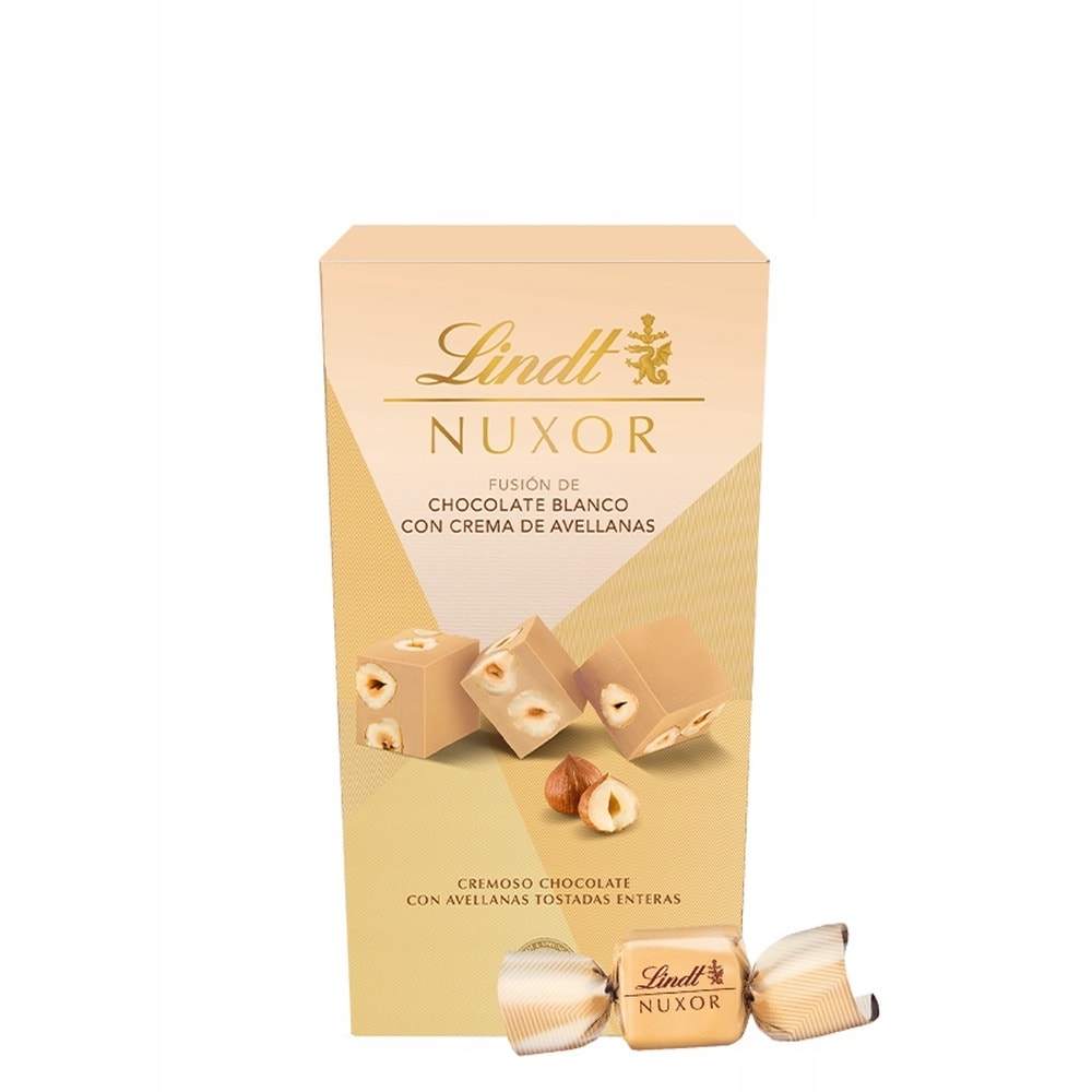 Lindt NUXOR White Chocolate with Almonds 150g - Delight for the senses