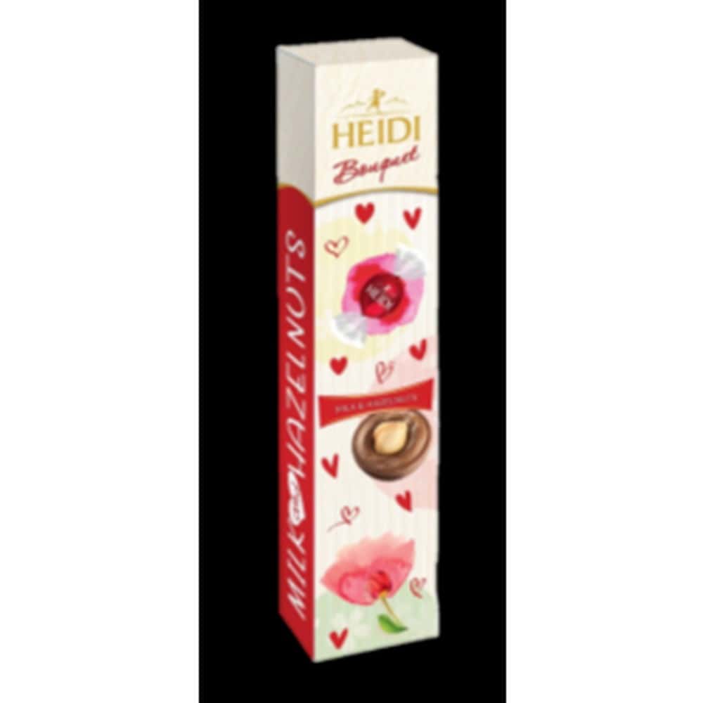 Heidi Bouquet - Milk chocolate with hazelnuts 70g - perfect for dessert