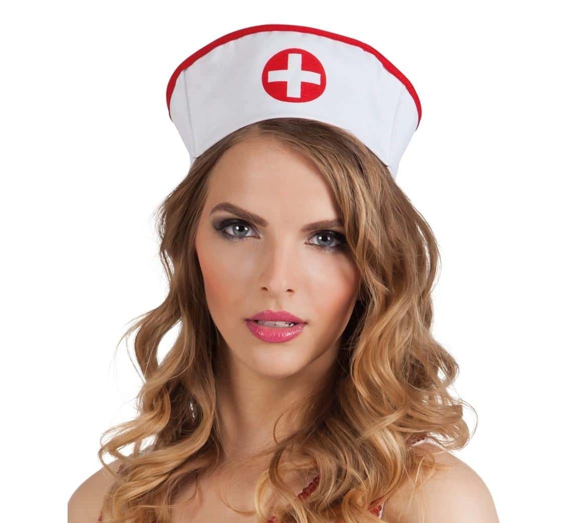 Boland Nurse cap white and red - symbol of professionalism