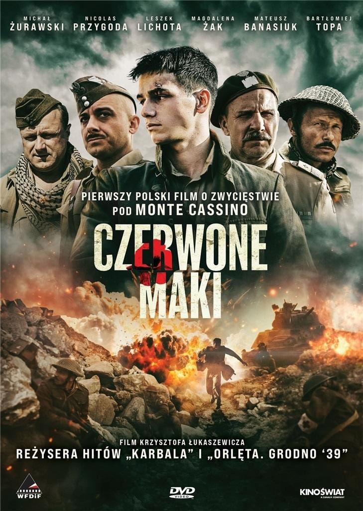 Czerwone Maki DVD - war movie about Monte Cassino