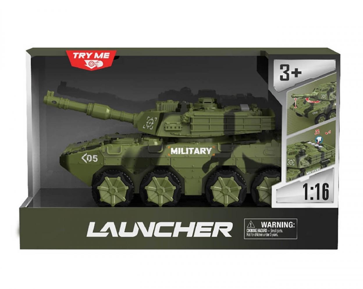 Military Tank with Light and Sound - perfect gift for a little soldier