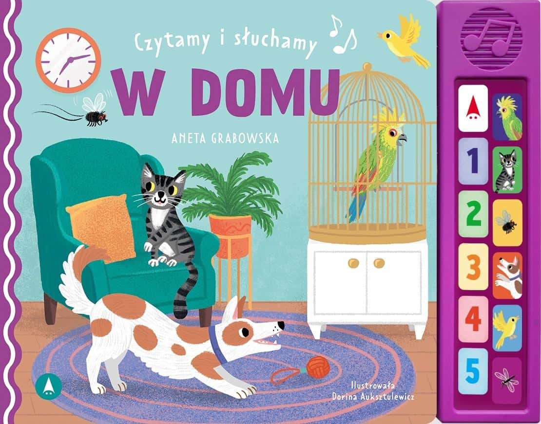 Skrzat At home. We read and listen - interactive sound book