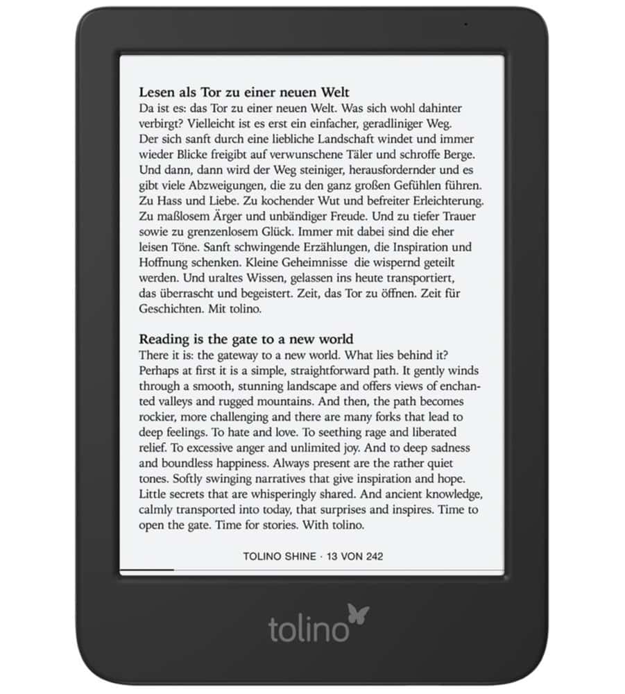Tolino Shine 5 - E-book reader with E-Ink Carta display