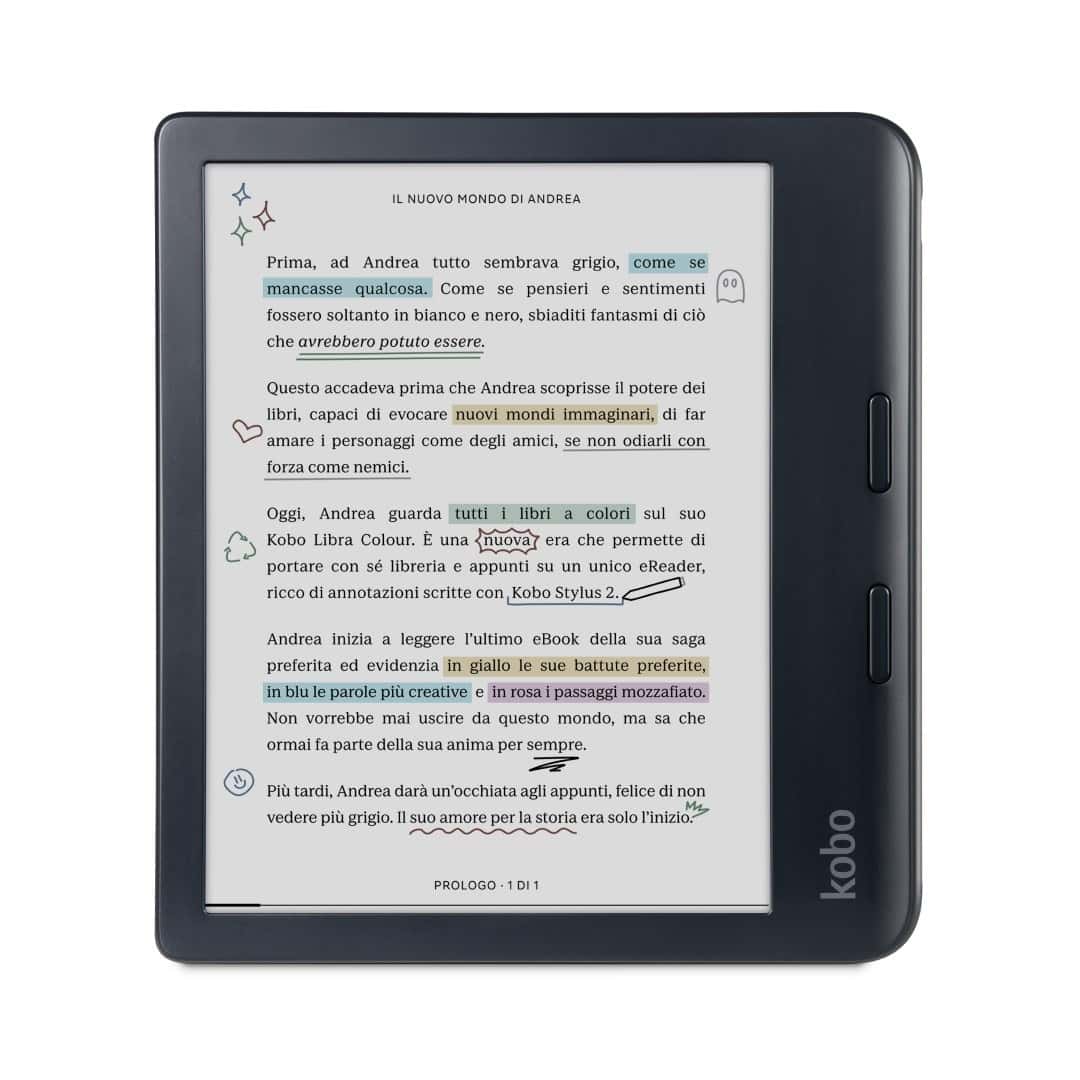 Kobo Libra Color - eBook Reader with stylus - perfect for everyone