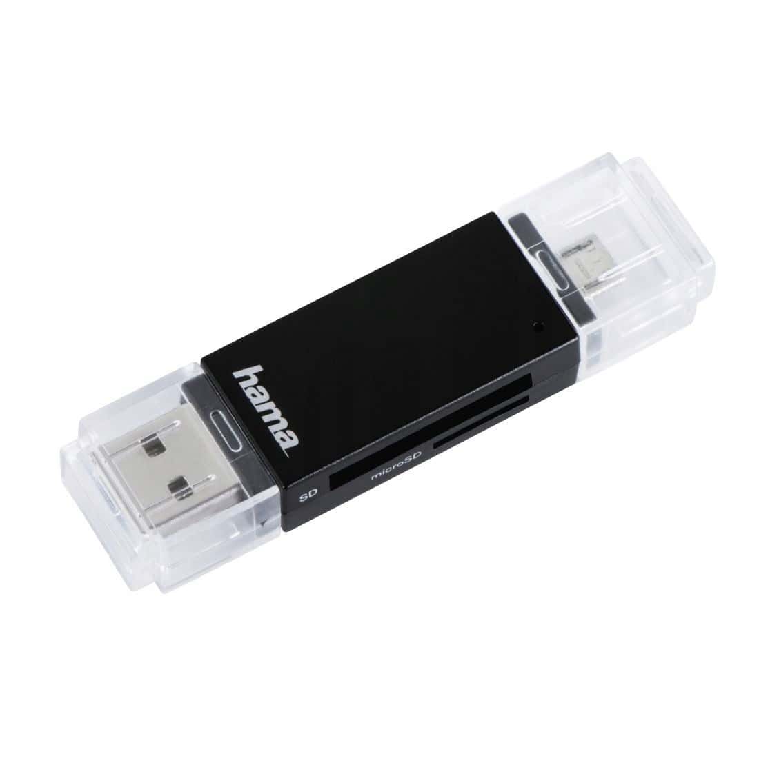 Hama SD/MicroSD Card Reader - fast data transfer