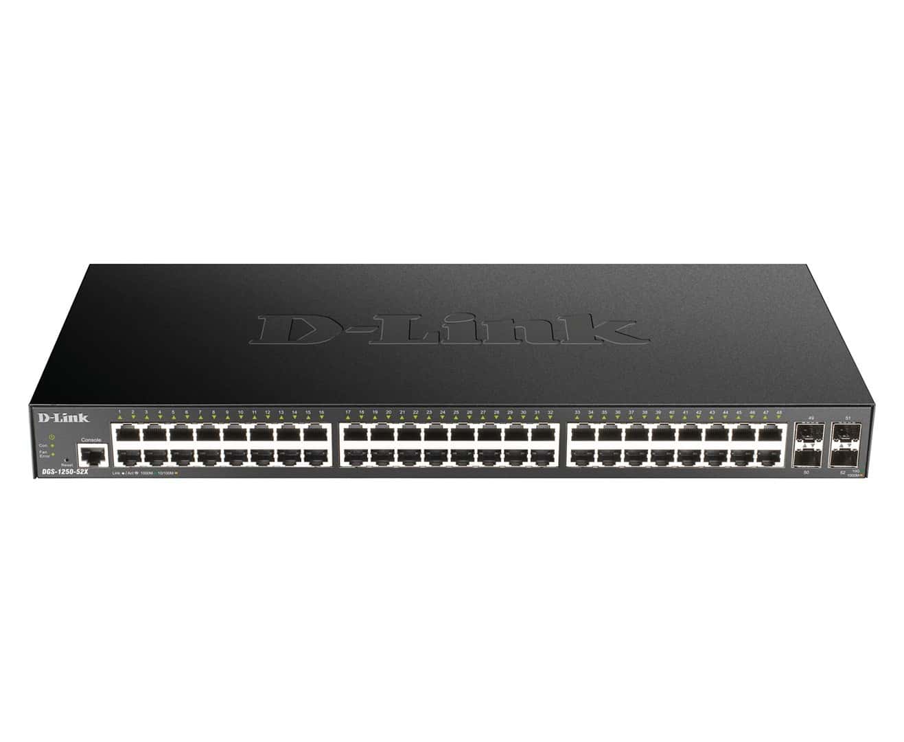 D-Link DGS-1250-52X - Smart switch perfect for your company