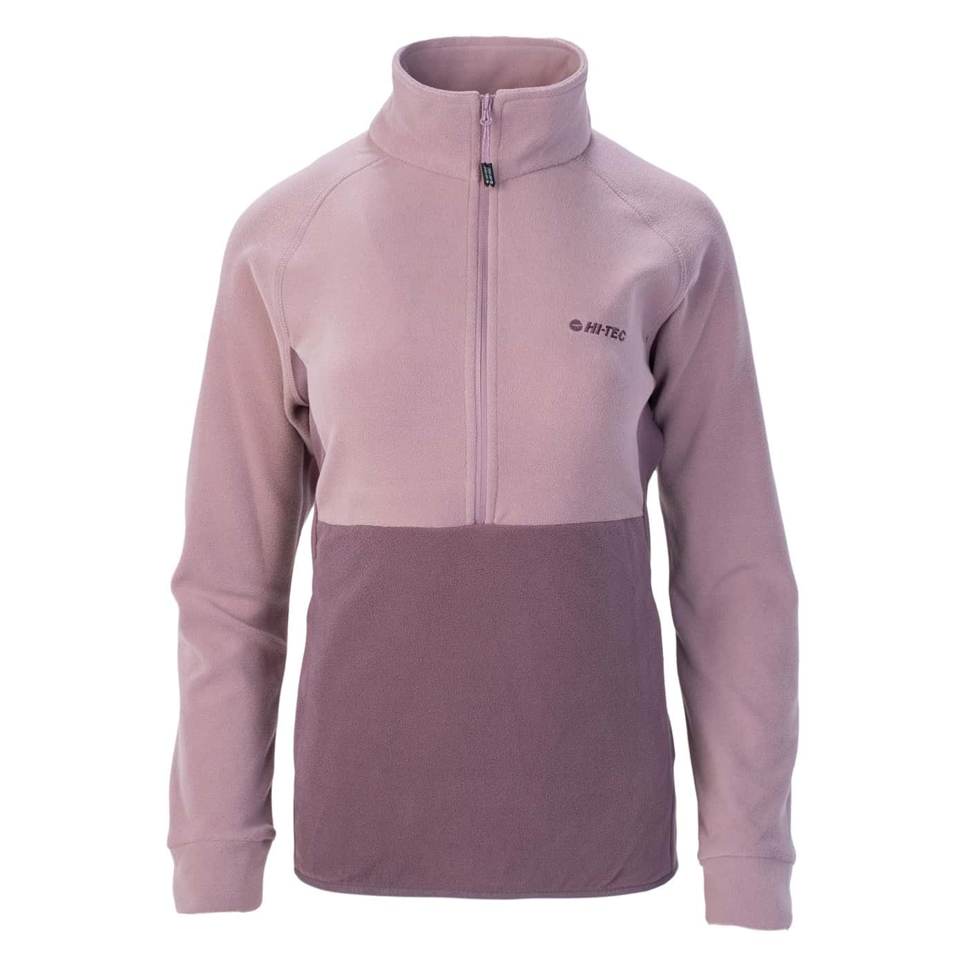 Women's fleece sporty Lady Rivano 1/2 for cold days