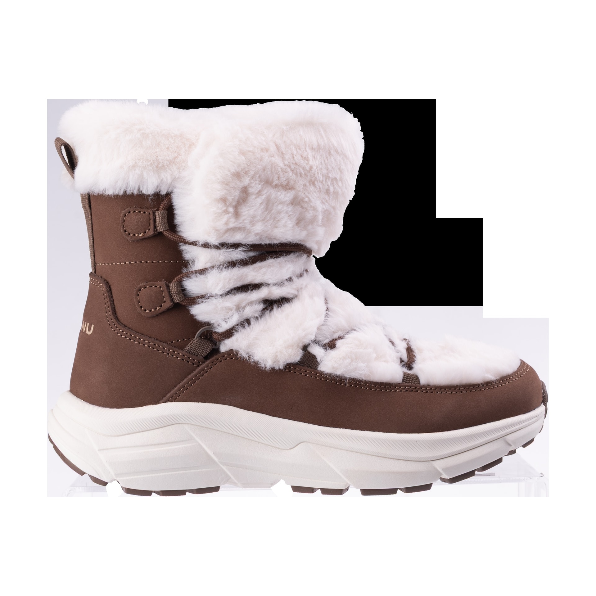 Farias Noirell W Women's winter boots beige/dark brown size 36