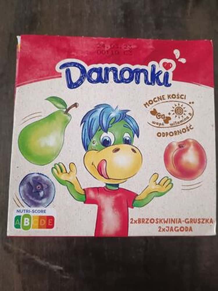 Danone Danonki Mega Cheese - Peach, Pear, Blueberry - perfect for kids