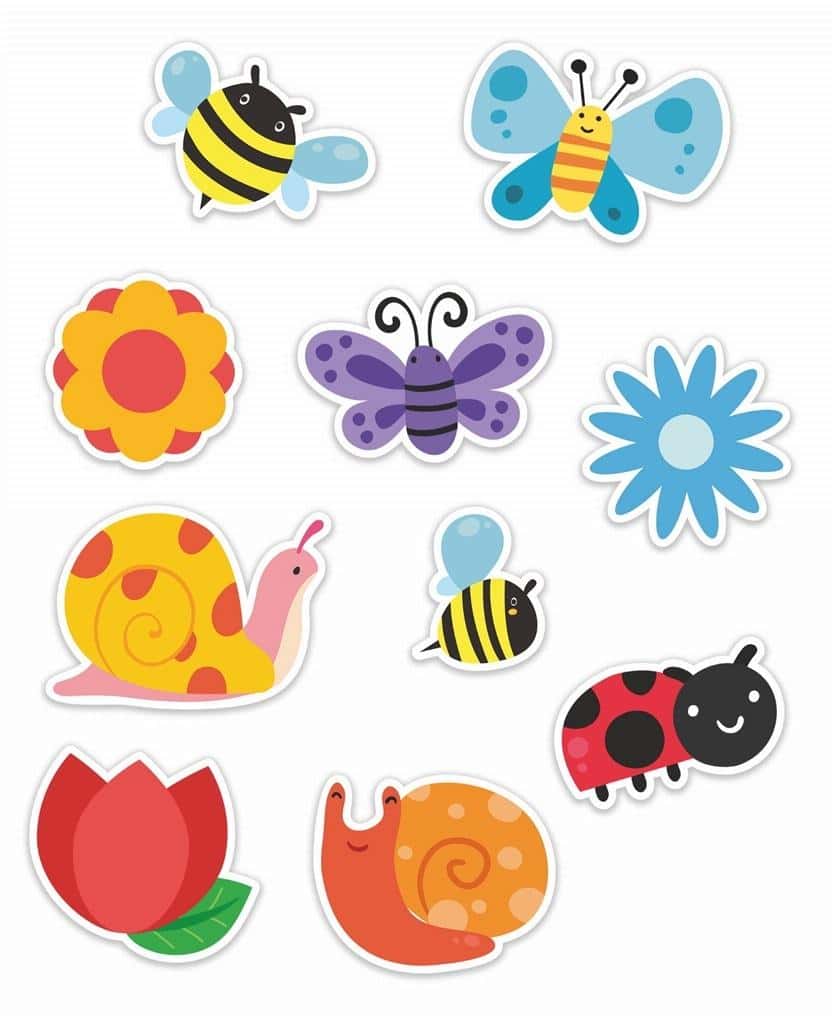 Double-sided window decorations - Spring Motifs 01 10pcs - Liven up your windows!