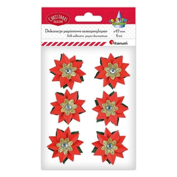 Titanum Self-adhesive paper decorations 3D 42 m 6 pieces - ideal for DIY