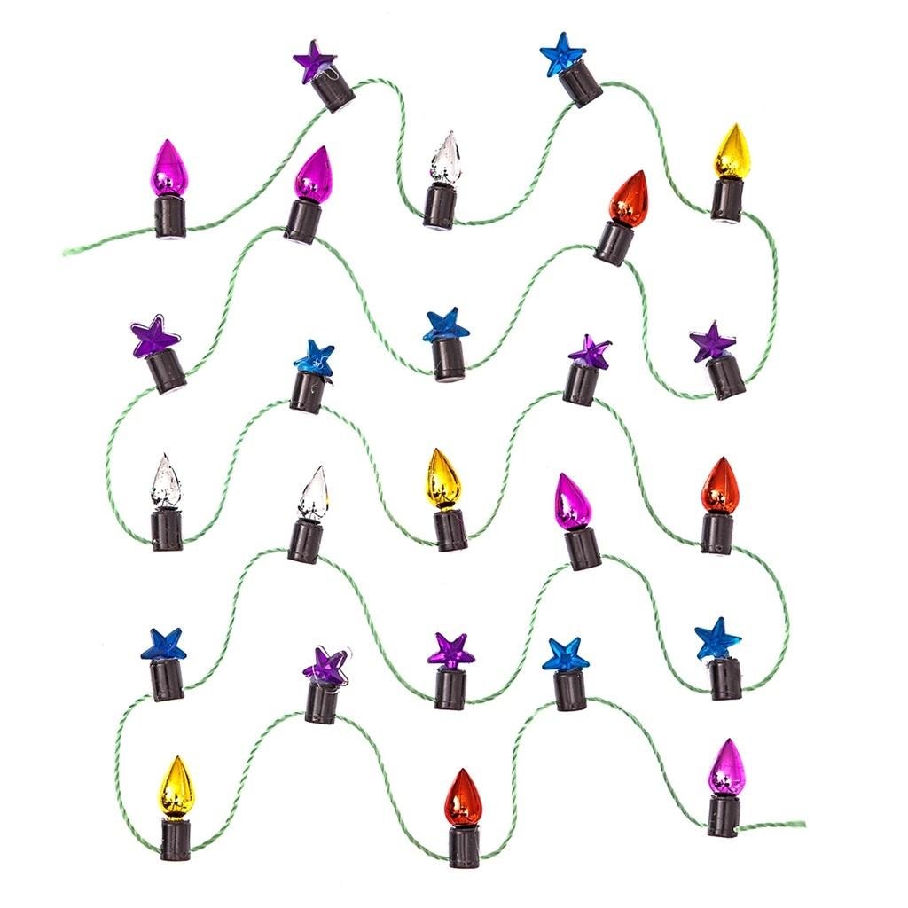 Dalprint dpCraft Decorative mini multicolor string lights 65 cm - ideal for scrapbooking