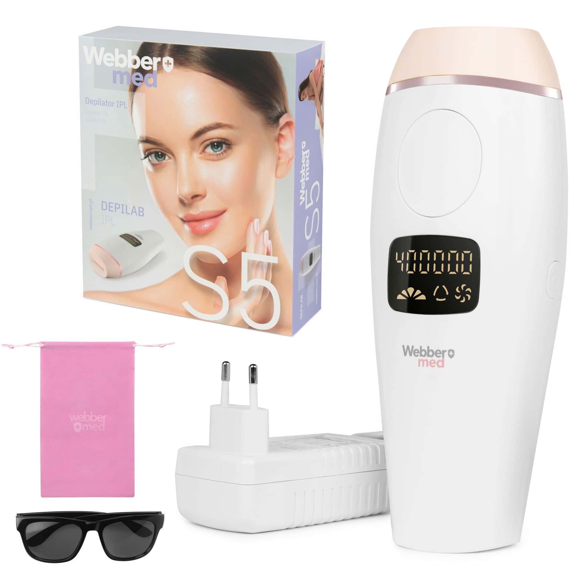 Webber S5 IPL Hair Removal Device - safe hair removal at home