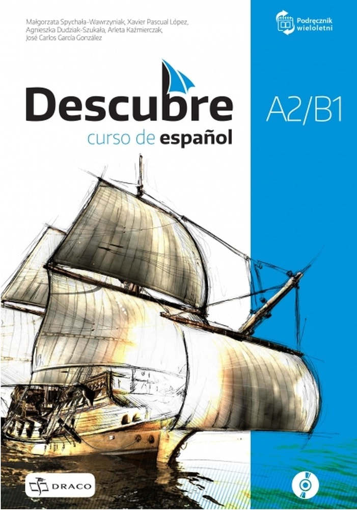 Draco Descubre A2/B1 textbook with CD - ideal for learning Spanish