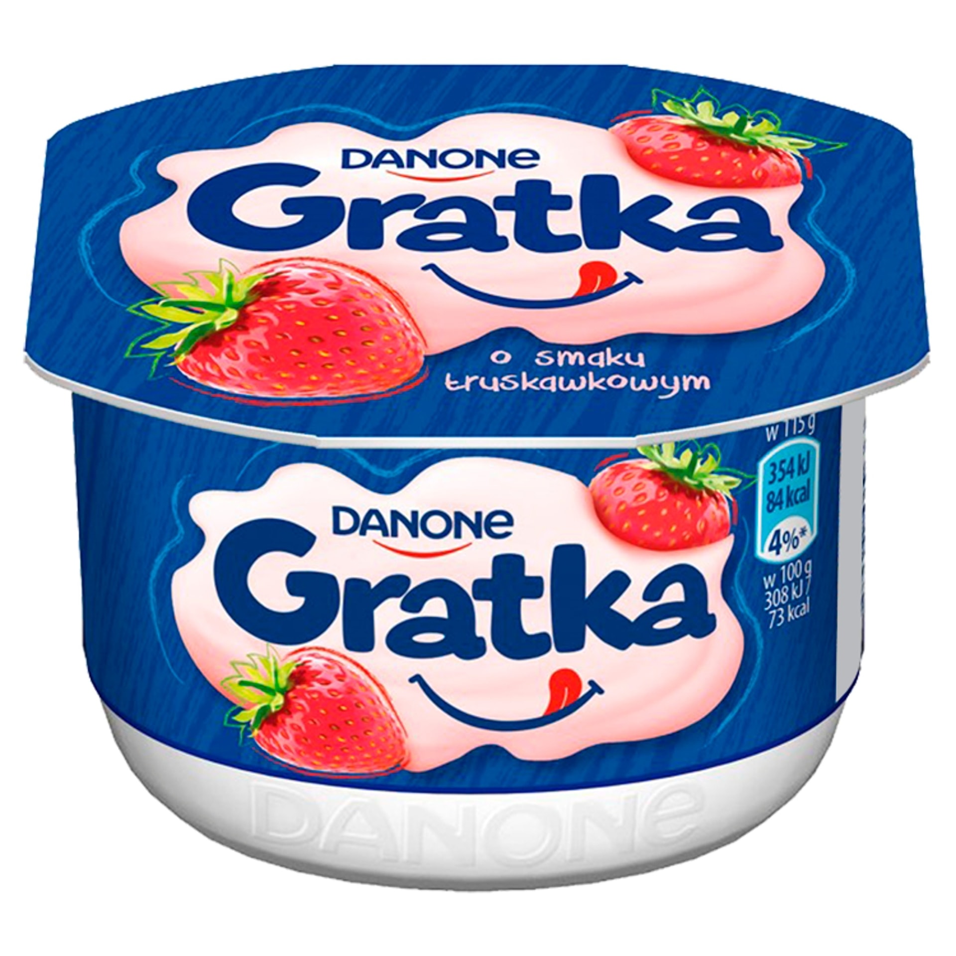Dan Gratka Strawberry Milk Dessert - perfect for an afternoon snack