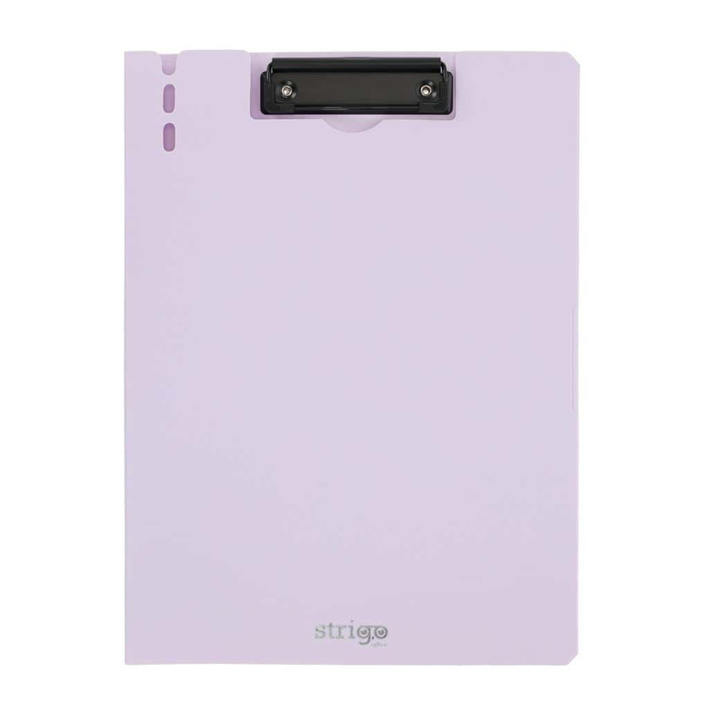 Strigo A4 Clipboard with top clip lilac - perfect for office and school