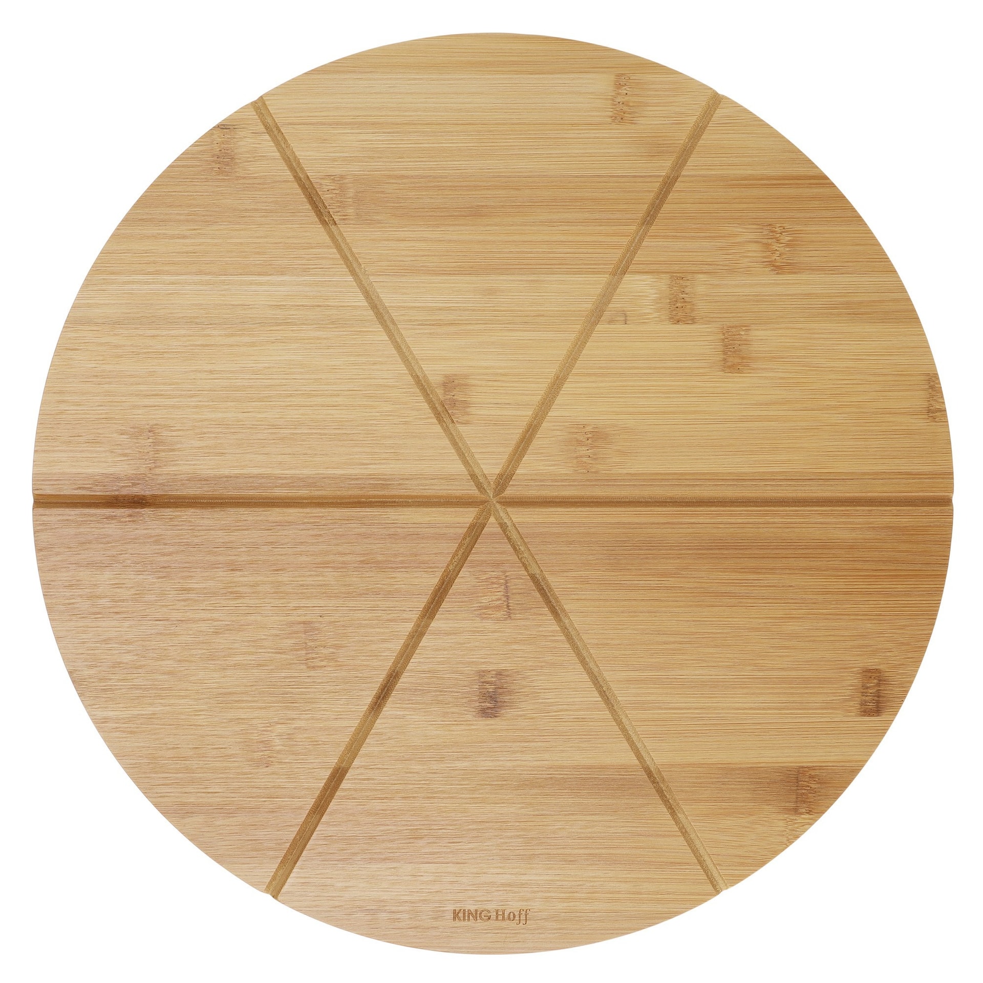 Kinghoff Bamboo Pizza Board Ø35cm - ideal for serving