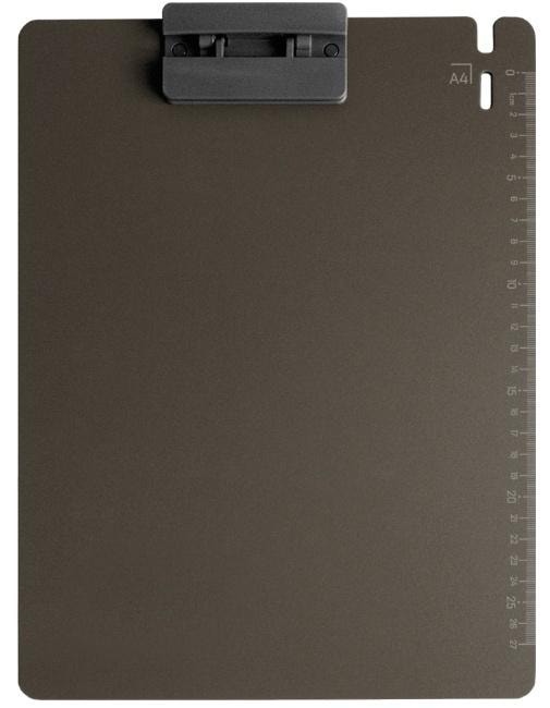 Ateneum Clipboard A4 dark gray - ideal for office and school