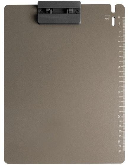 Clip board gray A4 - ideal for office and school