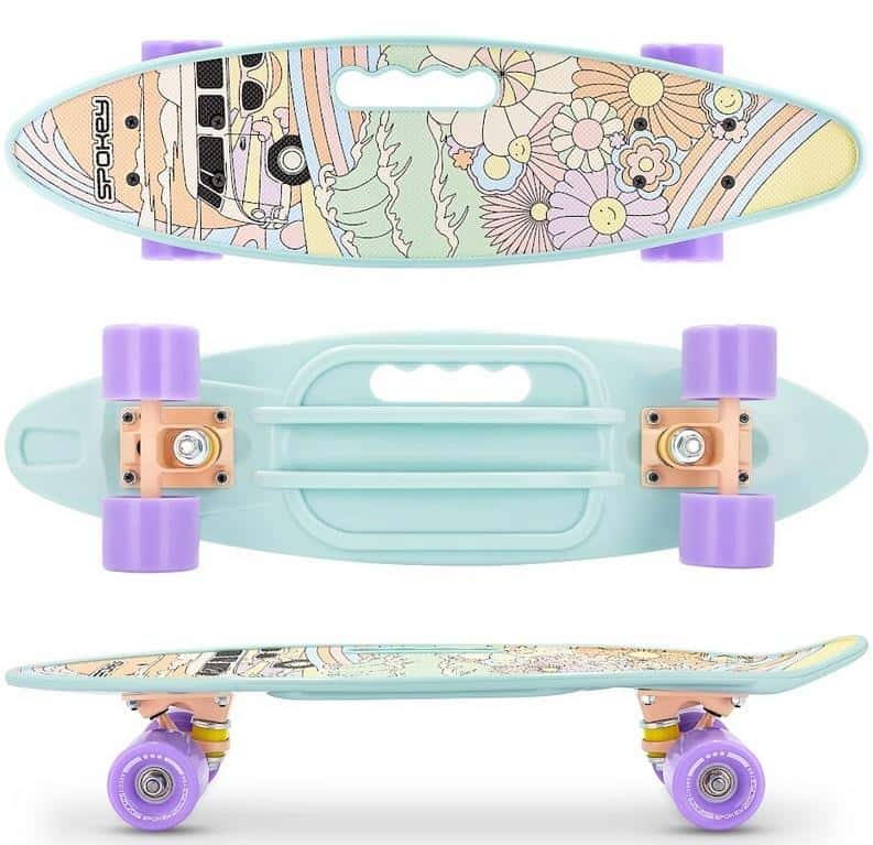 Fish Skateboard Multi - Colorful fish skateboard for city riding
