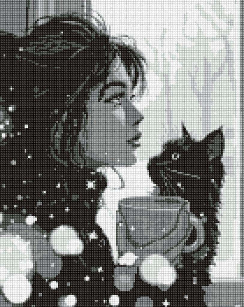 Ideyka Diamond Mosaic - Morning Silence 40x50cm - perfect for relaxation