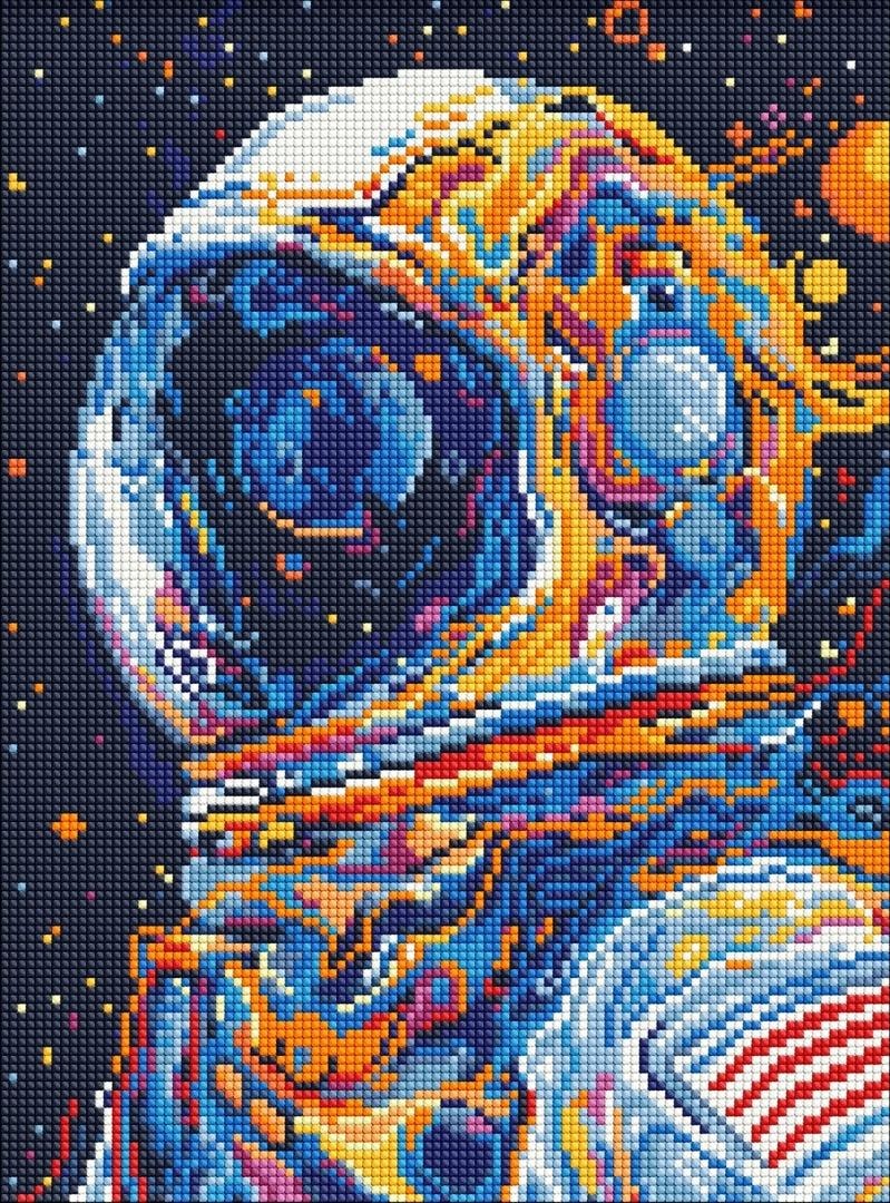 Ideyka Diamond Mosaic - A Glimpse into Eternity 30x40 cm - perfect for relaxation