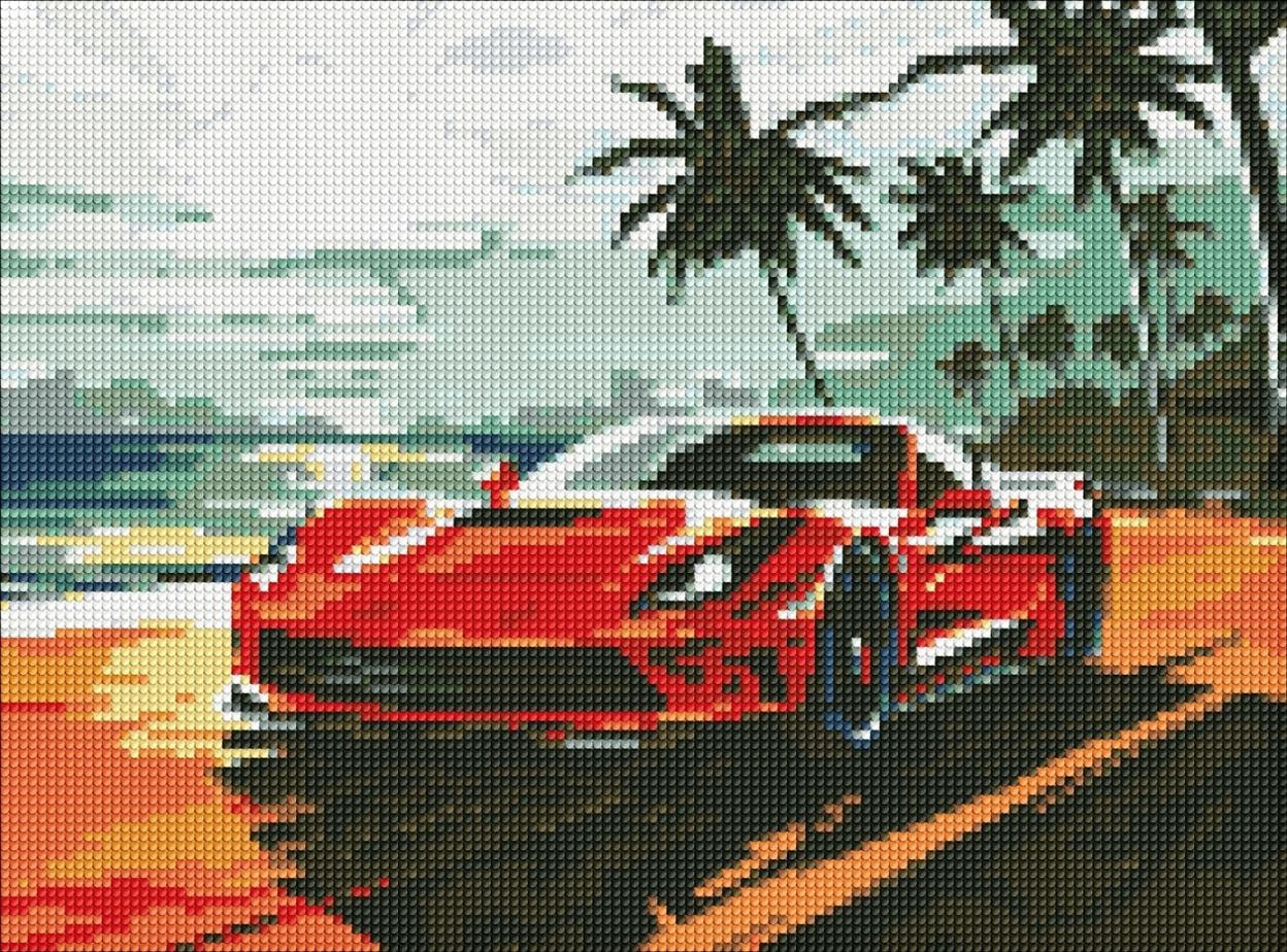 Ideyka Diamond mosaic - Trip along the coast - relaxing fun