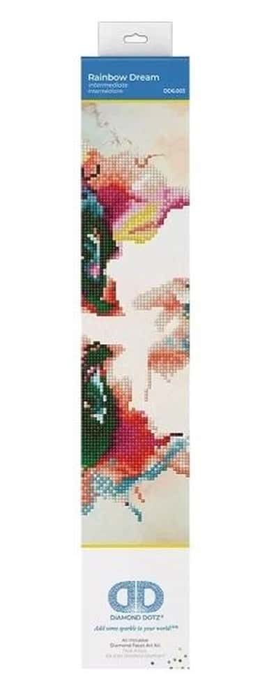 Diamond Dotz - rainbow picture for gluing for adults - creative relaxation