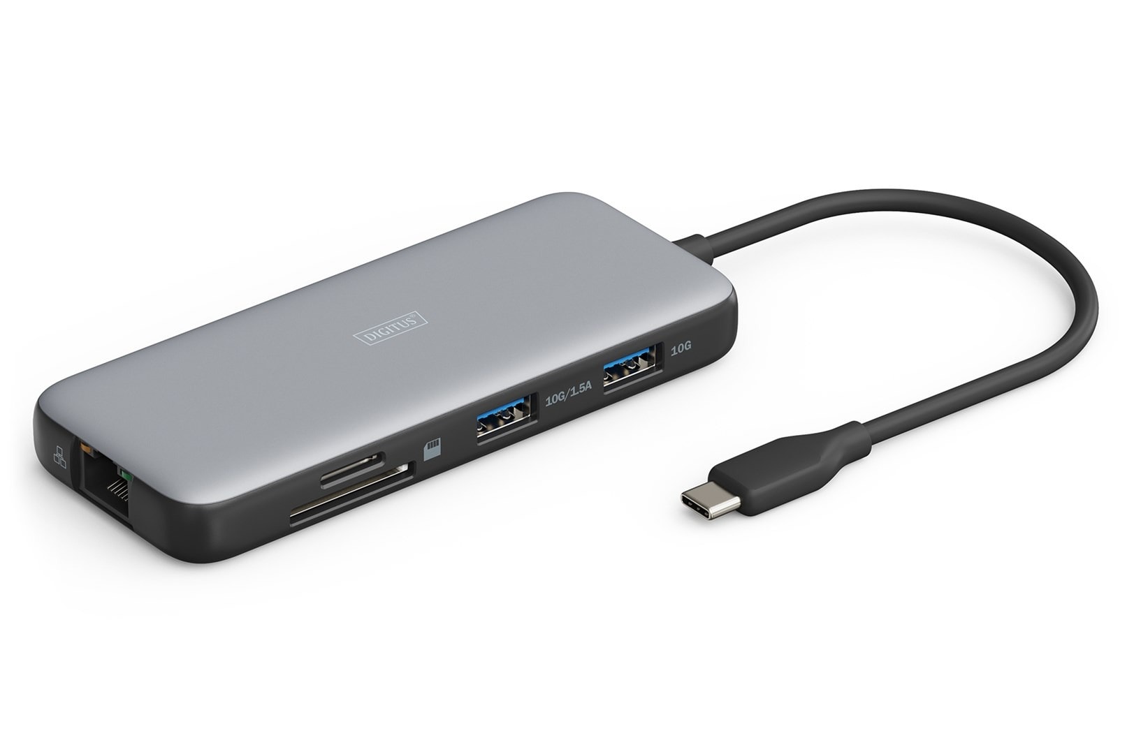 Digitus USB-C Docking Station, 8-Port - Expand the capabilities of your laptop