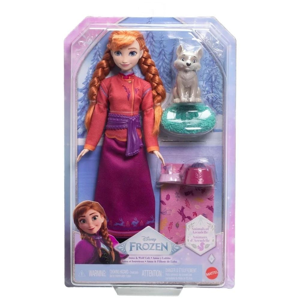 Disney Frozen Princess Anna with wolf cub - doll from Frozen