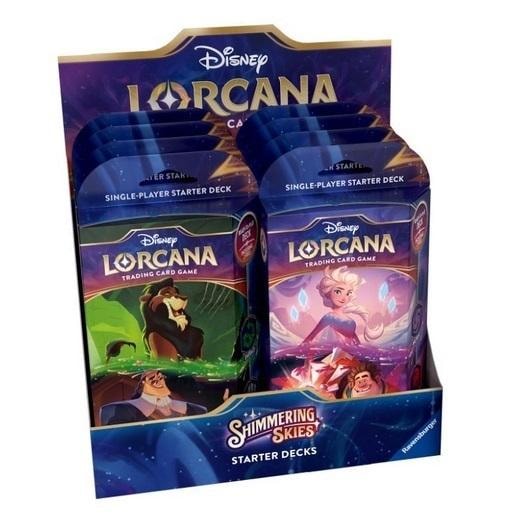Disney Lorcana Starter Deck Set - 8 decks from the latest expansion