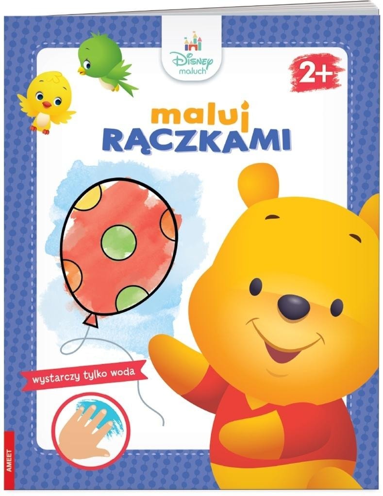 Disney Toddler Paint with Hands - Water book for creative toddlers