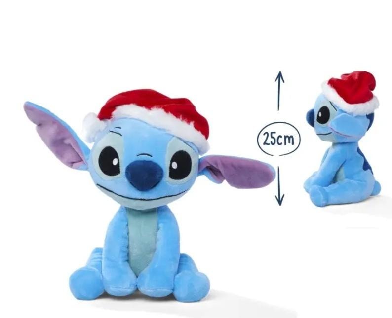 Disney Stitch Santa Claus - Plush Toy 25 cm perfect as a gift