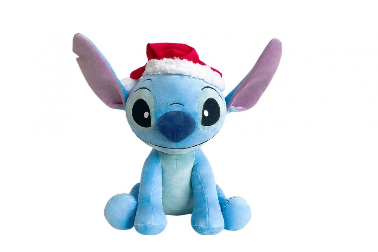 Disney Stitch Santa 50cm - Adorable plush toy for the holidays