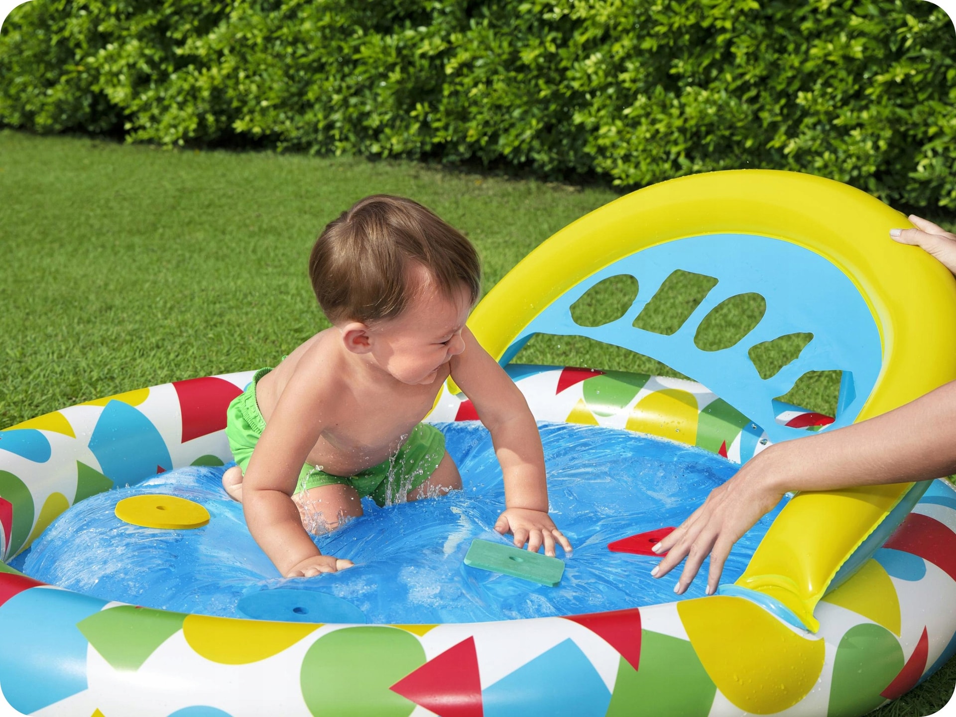 Splash&Learn Inflatable swimming pool for children - perfect for summer
