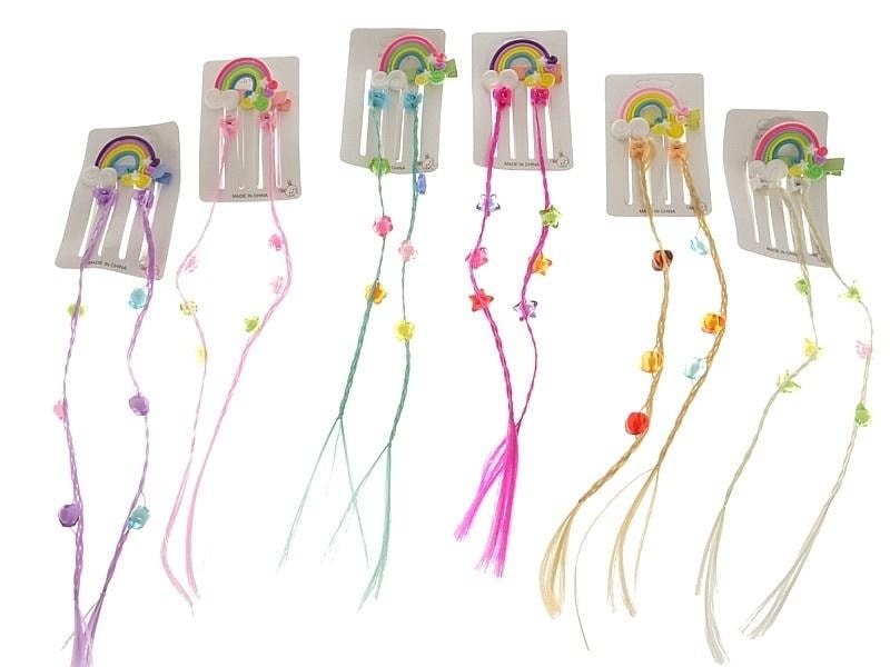 ADAR Clip-in Braids MIX 2 pieces - quick hairstyle change