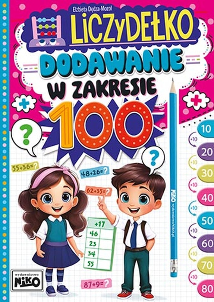 Dodawanie w zakresie 100. Liczydełko edukacyjne