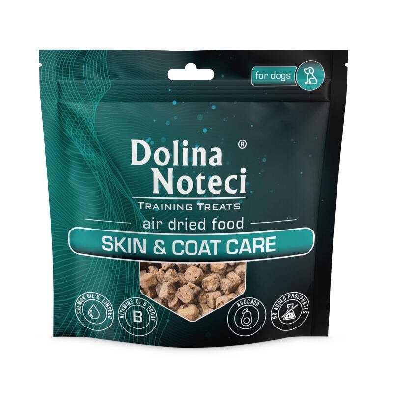 Dolina Noteci Training Treats Skin and coat 130g - treat for healthy skin and coat