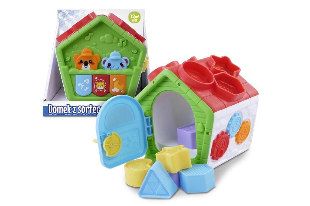 E-edu Educational house with sorter - develops child's abilities