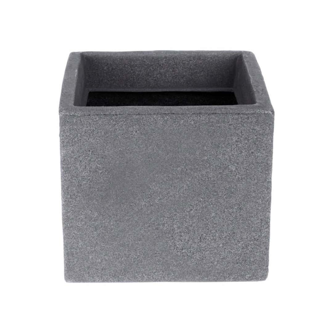 Kubus Stone Anthracite flower pot - Elegance in every interior