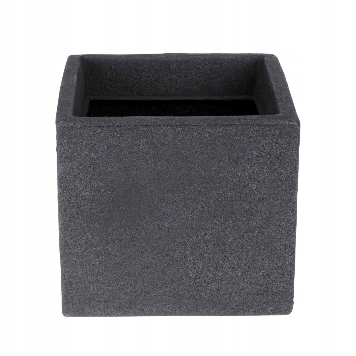 Kubus Stone Flower Pot Grey - Elegance and Durability for Your Home
