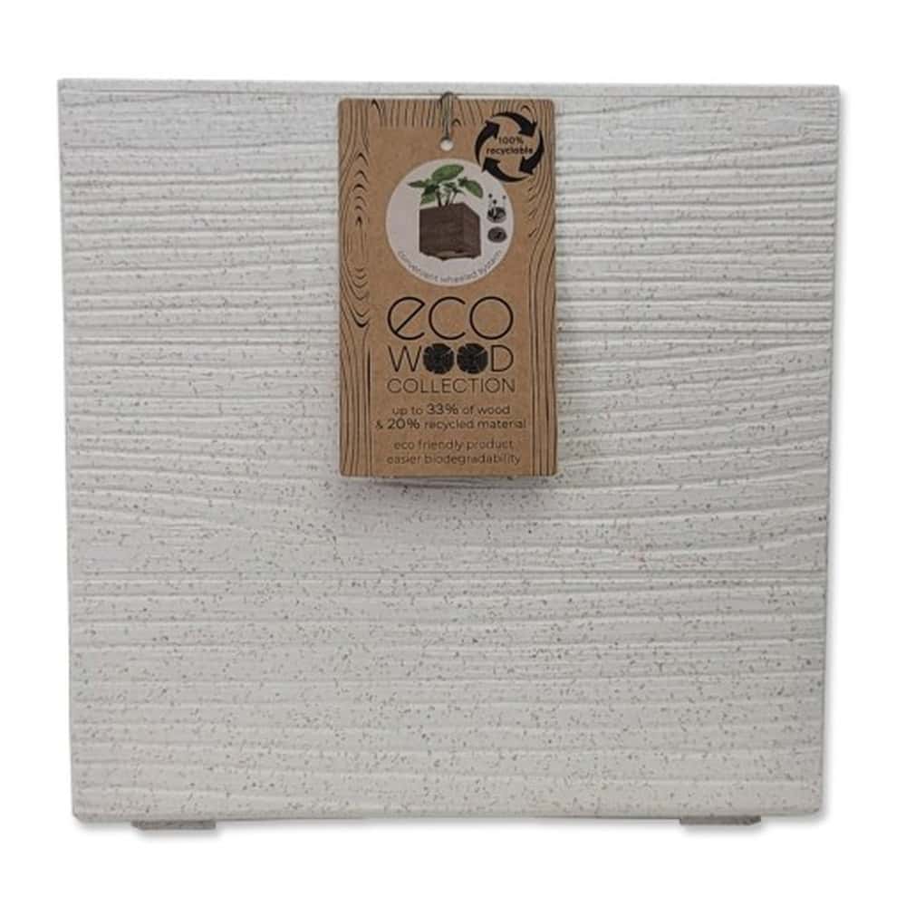 Madera flower pot 30 cm white - ideal for any interior