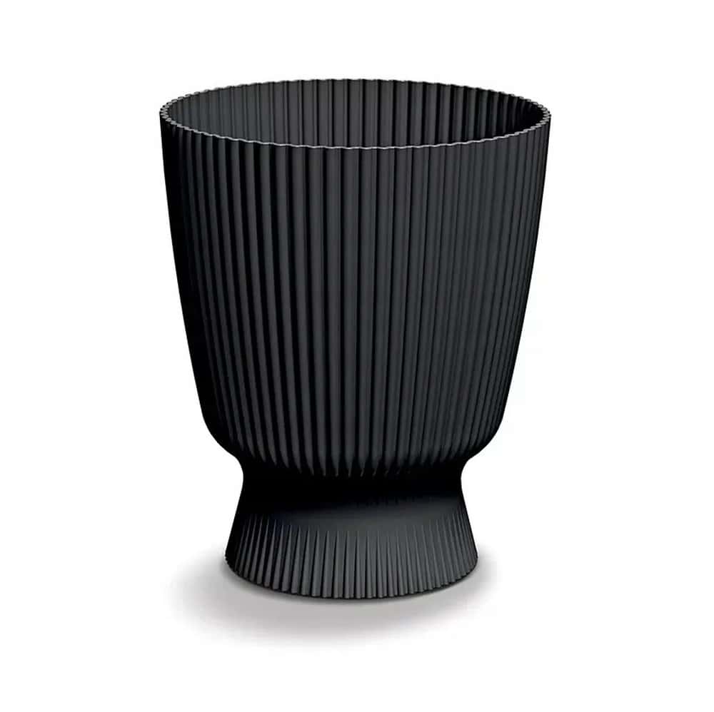 Milly Round flower pot 22 cm black - perfect for any interior